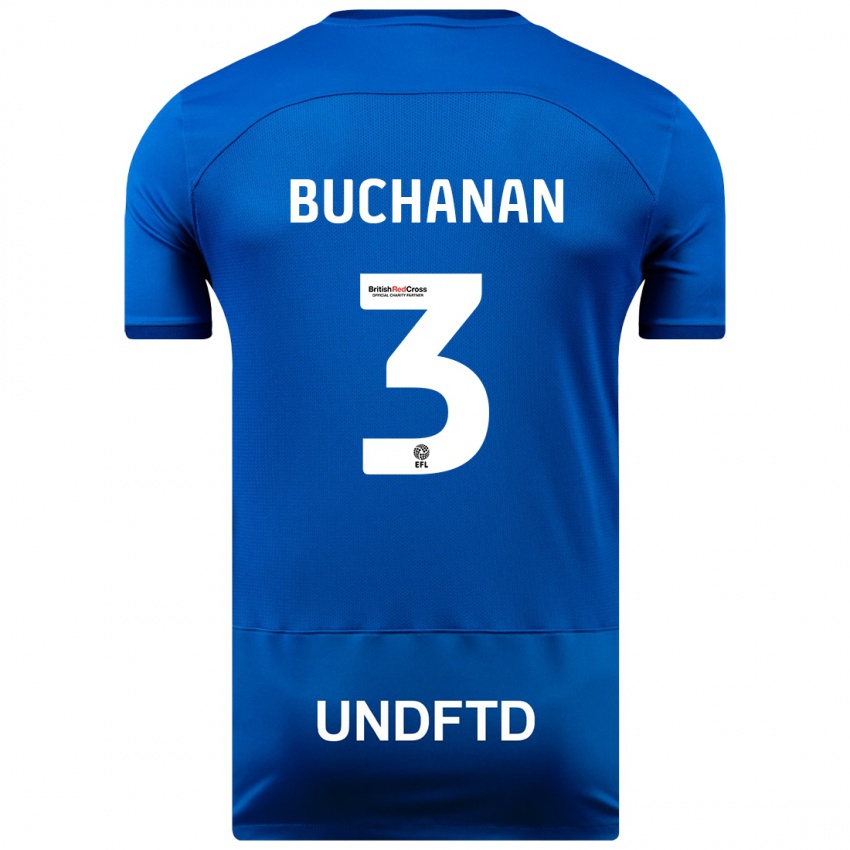 Kinder Lee Buchanan #3 Blau Heimtrikot Trikot 2023/24 T-Shirt Österreich