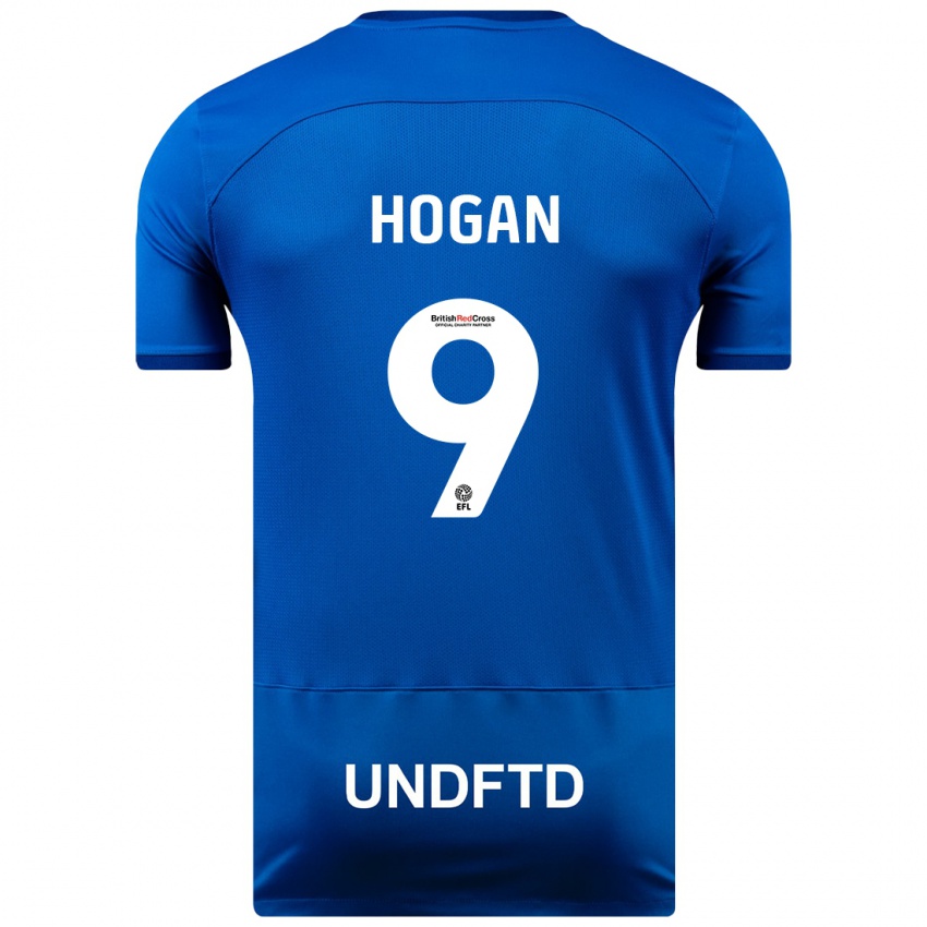 Kinder Scott Hogan #9 Blau Heimtrikot Trikot 2023/24 T-Shirt Österreich