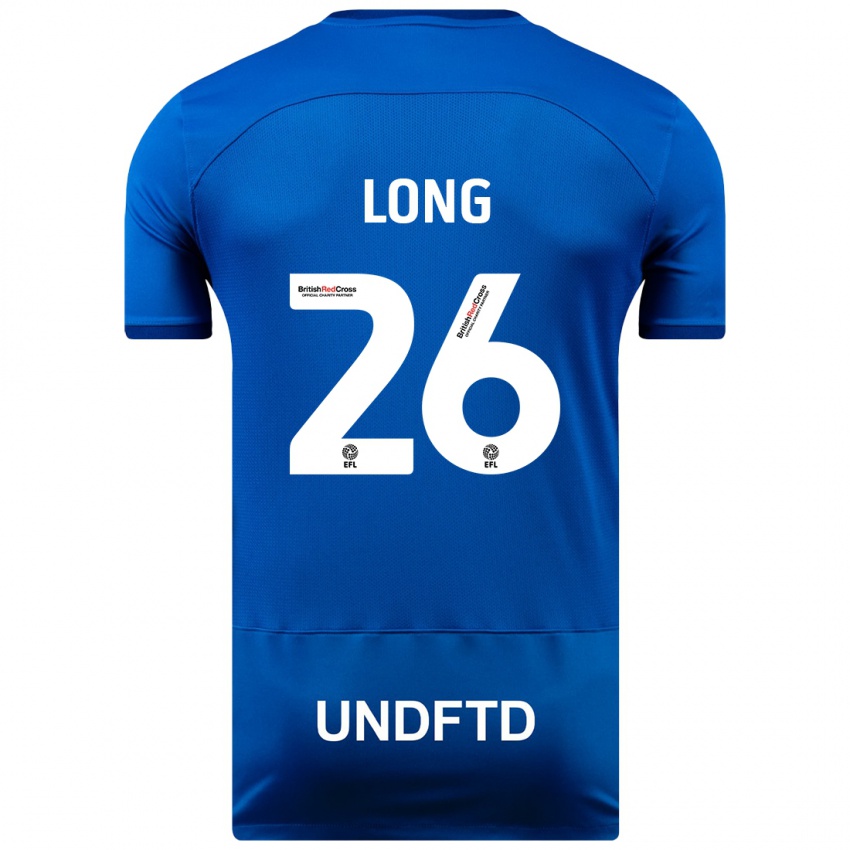 Kinder Kevin Long #26 Blau Heimtrikot Trikot 2023/24 T-Shirt Österreich