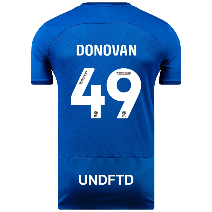 Kinder Romelle Donovan #49 Blau Heimtrikot Trikot 2023/24 T-Shirt Österreich