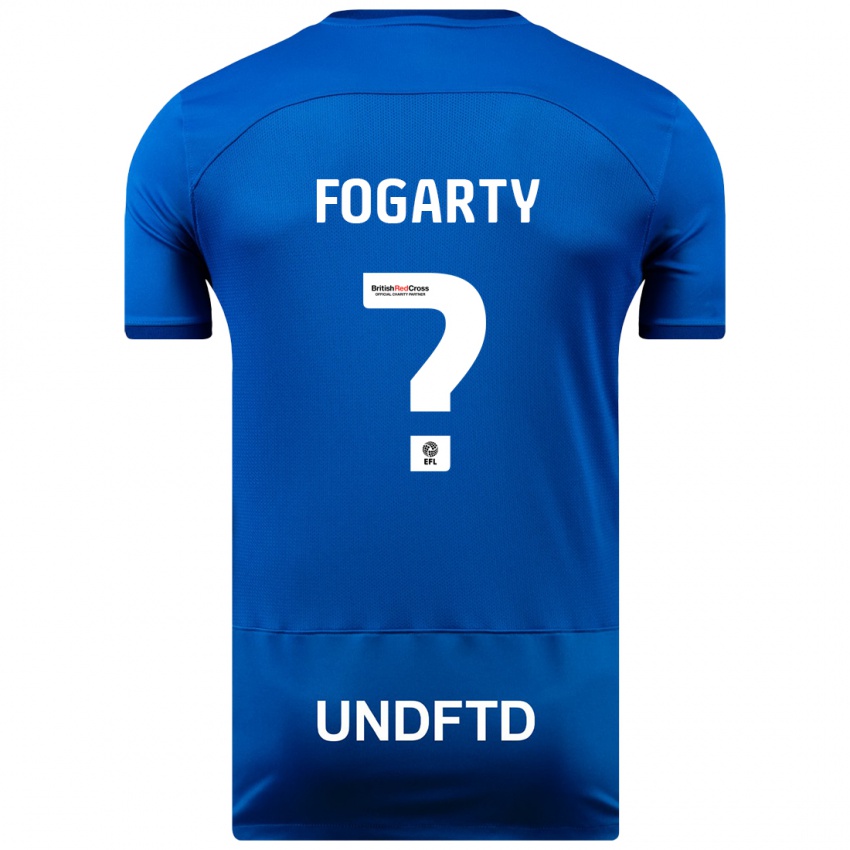 Kinder Tom Fogarty #0 Blau Heimtrikot Trikot 2023/24 T-Shirt Österreich