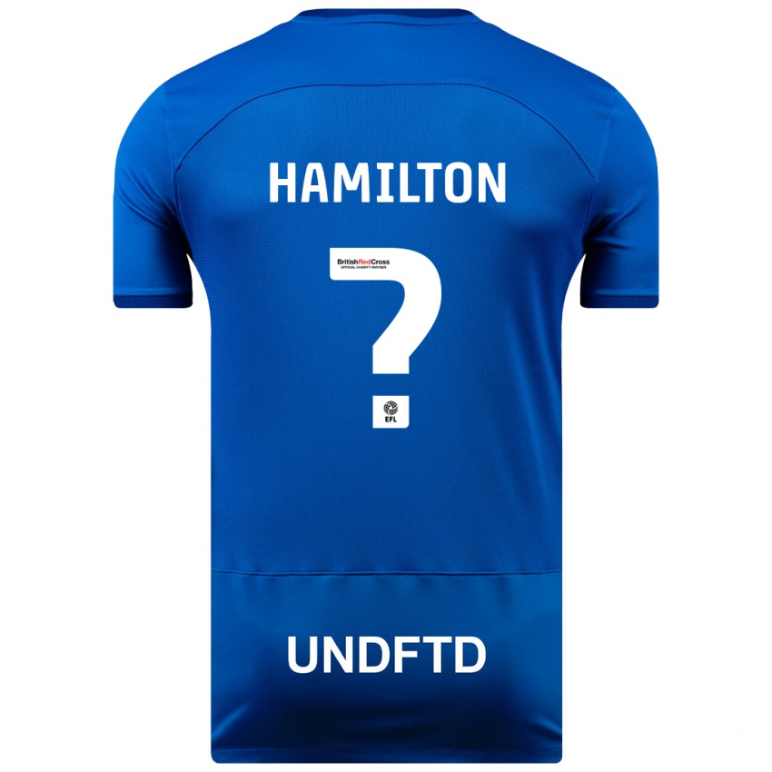 Kinder Harley Hamilton #0 Blau Heimtrikot Trikot 2023/24 T-Shirt Österreich