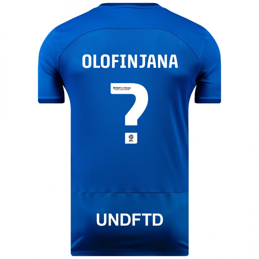 Kinder Femi Olofinjana #0 Blau Heimtrikot Trikot 2023/24 T-Shirt Österreich