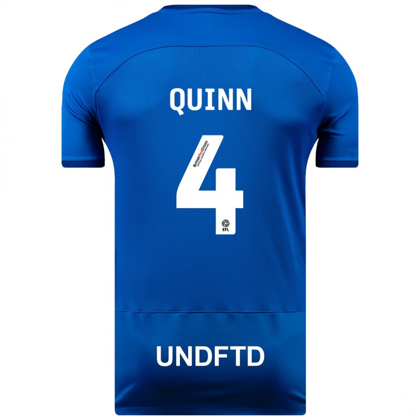 Kinder Louise Catherine Quinn #4 Blau Heimtrikot Trikot 2023/24 T-Shirt Österreich