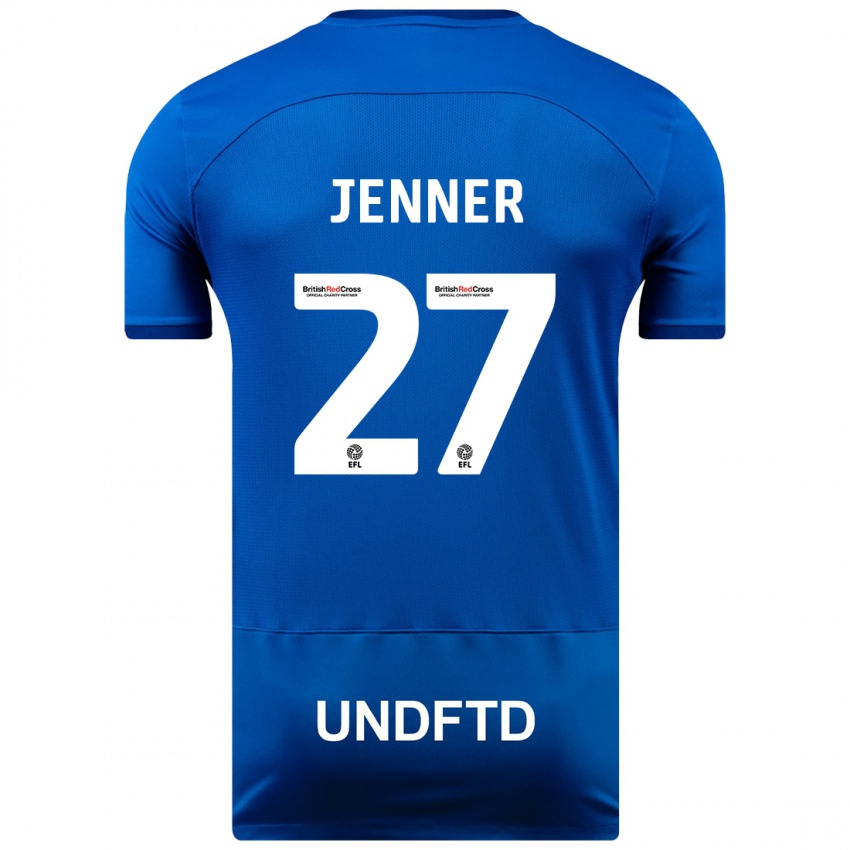 Kinder Abbi Jenner #27 Blau Heimtrikot Trikot 2023/24 T-Shirt Österreich