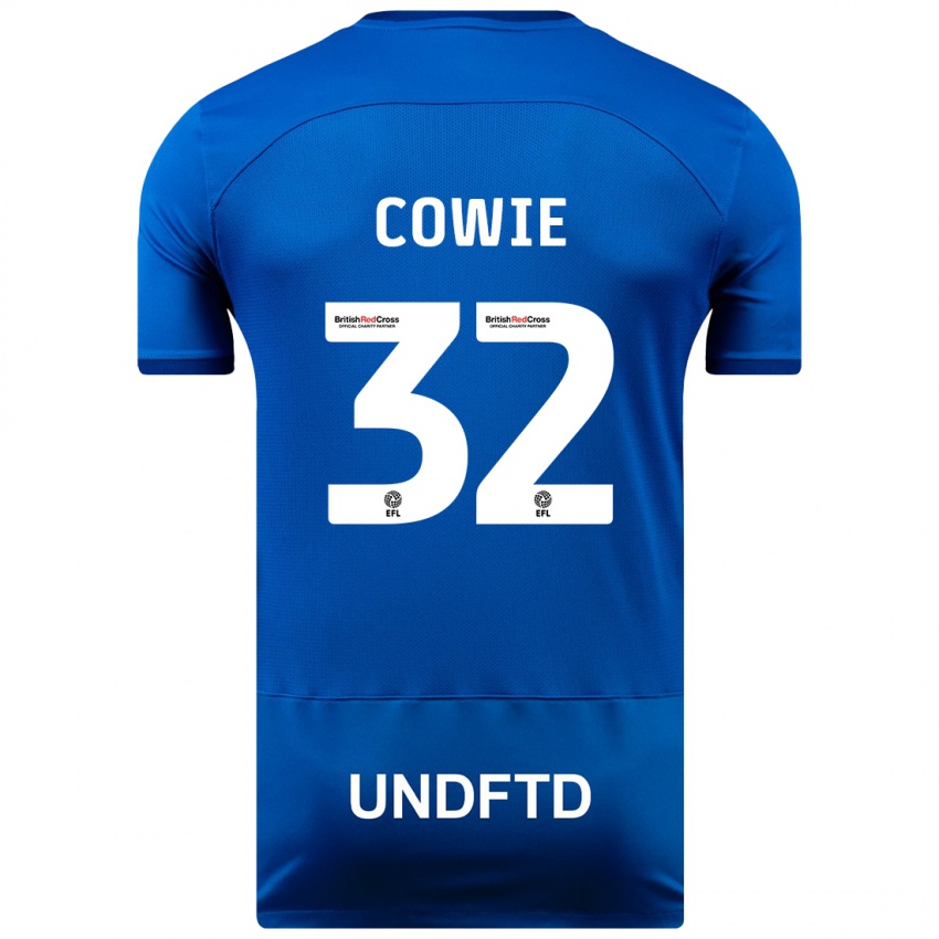 Kinder Abbie Cowie #32 Blau Heimtrikot Trikot 2023/24 T-Shirt Österreich