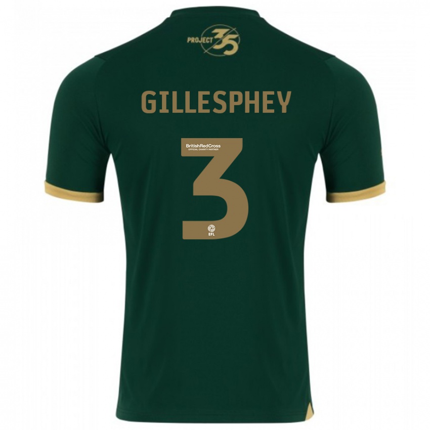 Kinder Macaulay Gillesphey #3 Grün Heimtrikot Trikot 2023/24 T-Shirt Österreich