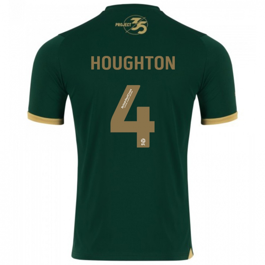 Kinder Jordan Houghton #4 Grün Heimtrikot Trikot 2023/24 T-Shirt Österreich