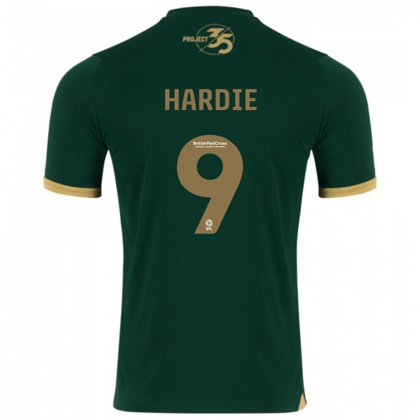 Kinder Ryan Hardie #9 Grün Heimtrikot Trikot 2023/24 T-Shirt Österreich