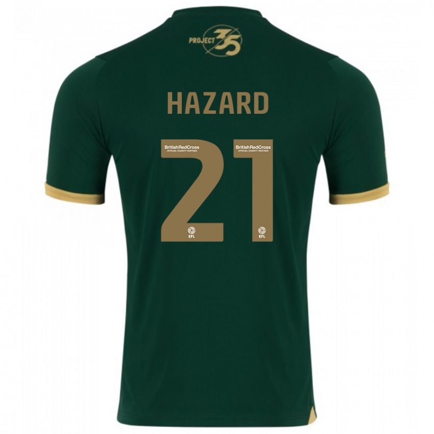 Kinder Conor Hazard #21 Grün Heimtrikot Trikot 2023/24 T-Shirt Österreich