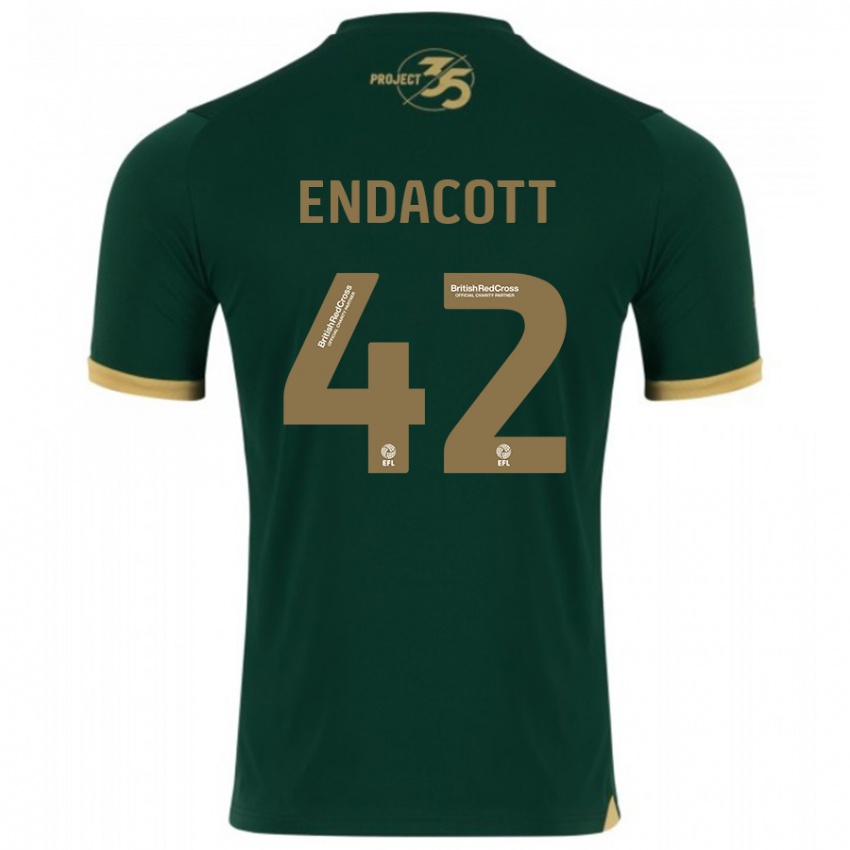 Kinder Jack Endacott #42 Grün Heimtrikot Trikot 2023/24 T-Shirt Österreich