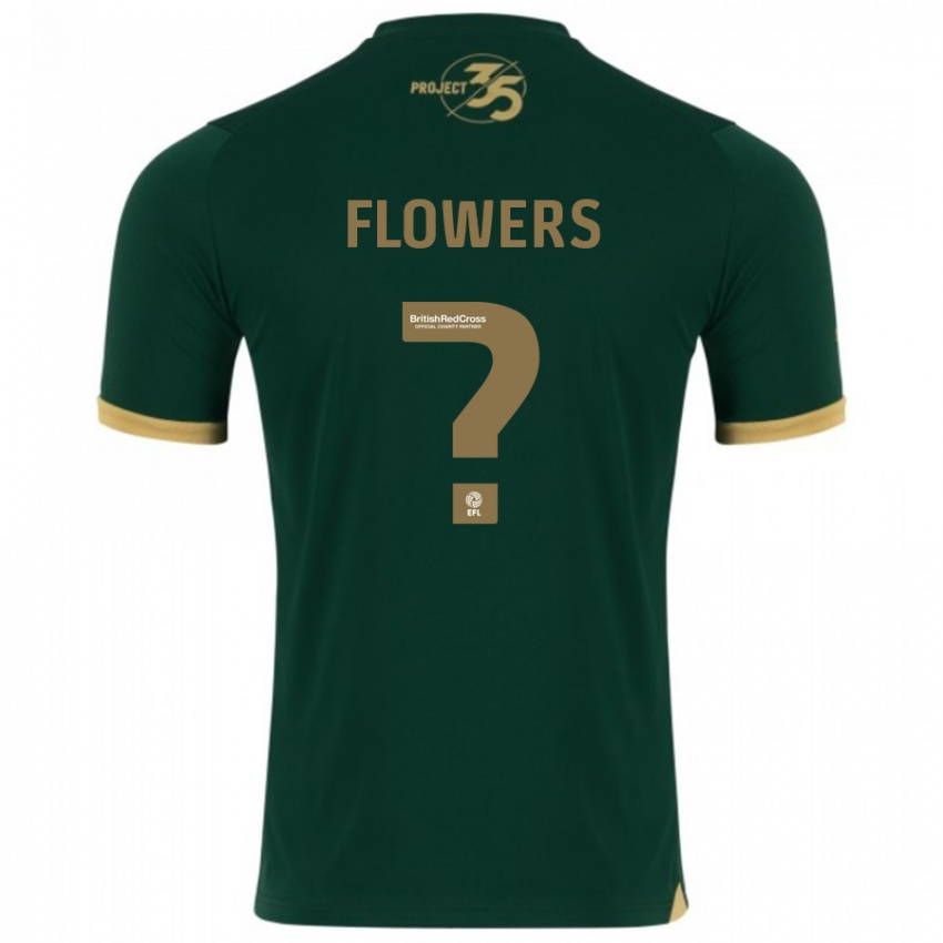 Kinder Lewis Flowers #0 Grün Heimtrikot Trikot 2023/24 T-Shirt Österreich