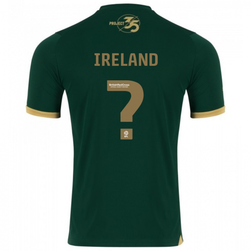 Kinder Jensen Ireland #0 Grün Heimtrikot Trikot 2023/24 T-Shirt Österreich