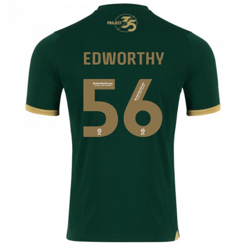 Kinder Kieran Edworthy #56 Grün Heimtrikot Trikot 2023/24 T-Shirt Österreich