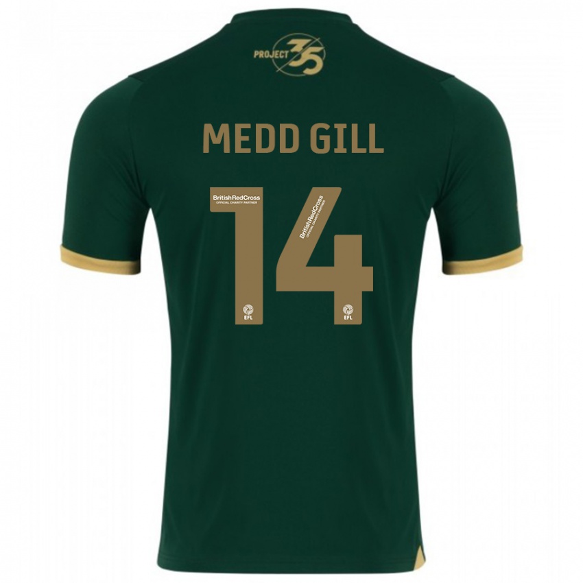 Kinder Tamsin Medd-Gill #14 Grün Heimtrikot Trikot 2023/24 T-Shirt Österreich