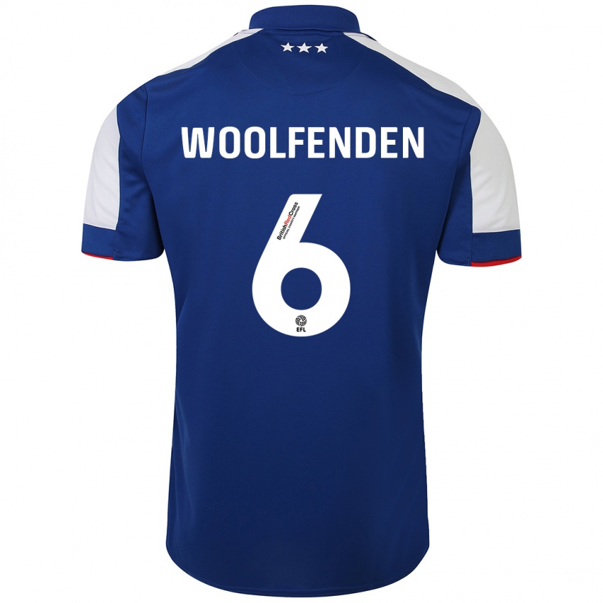 Kinder Luke Woolfenden #6 Blau Heimtrikot Trikot 2023/24 T-Shirt Österreich