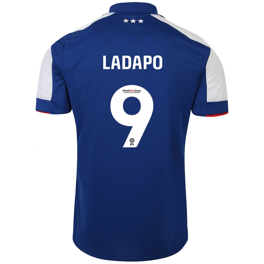 Kinder Freddie Ladapo #9 Blau Heimtrikot Trikot 2023/24 T-Shirt Österreich