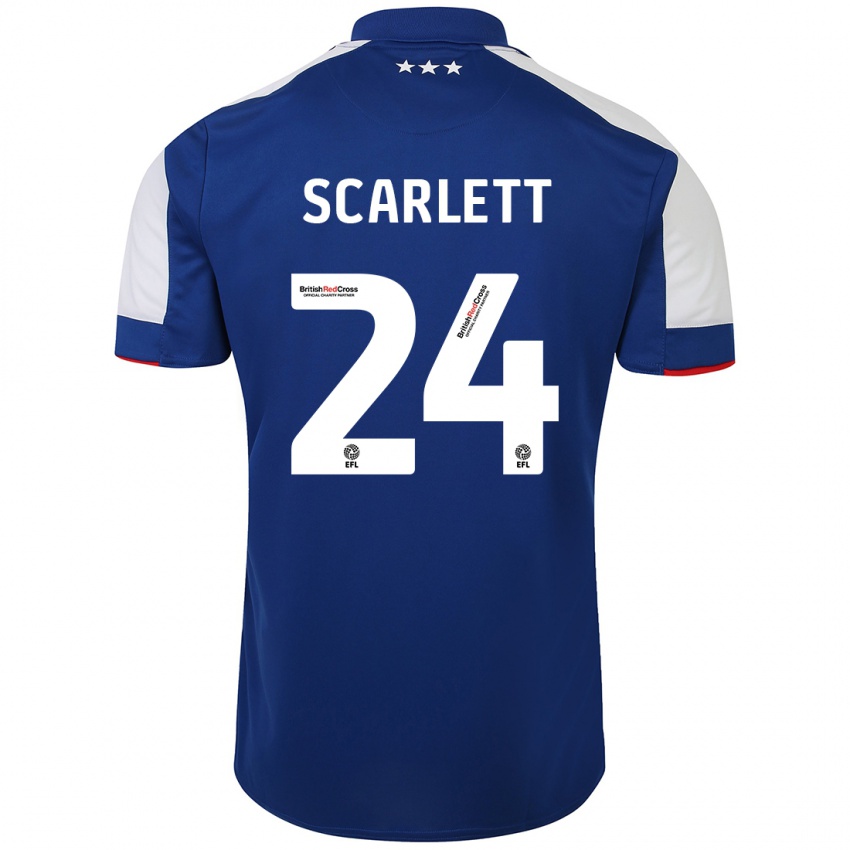 Kinder Dane Scarlett #24 Blau Heimtrikot Trikot 2023/24 T-Shirt Österreich