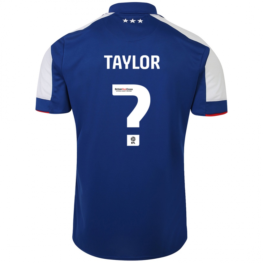 Kinder Tom Taylor #0 Blau Heimtrikot Trikot 2023/24 T-Shirt Österreich