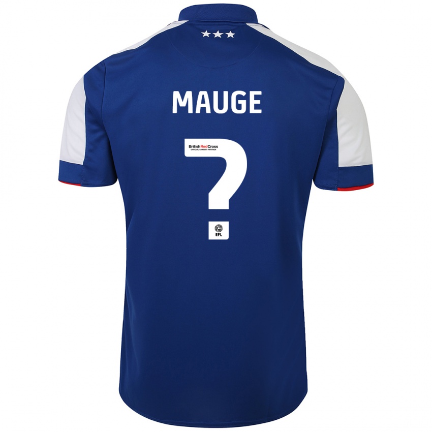 Kinder James Mauge #0 Blau Heimtrikot Trikot 2023/24 T-Shirt Österreich