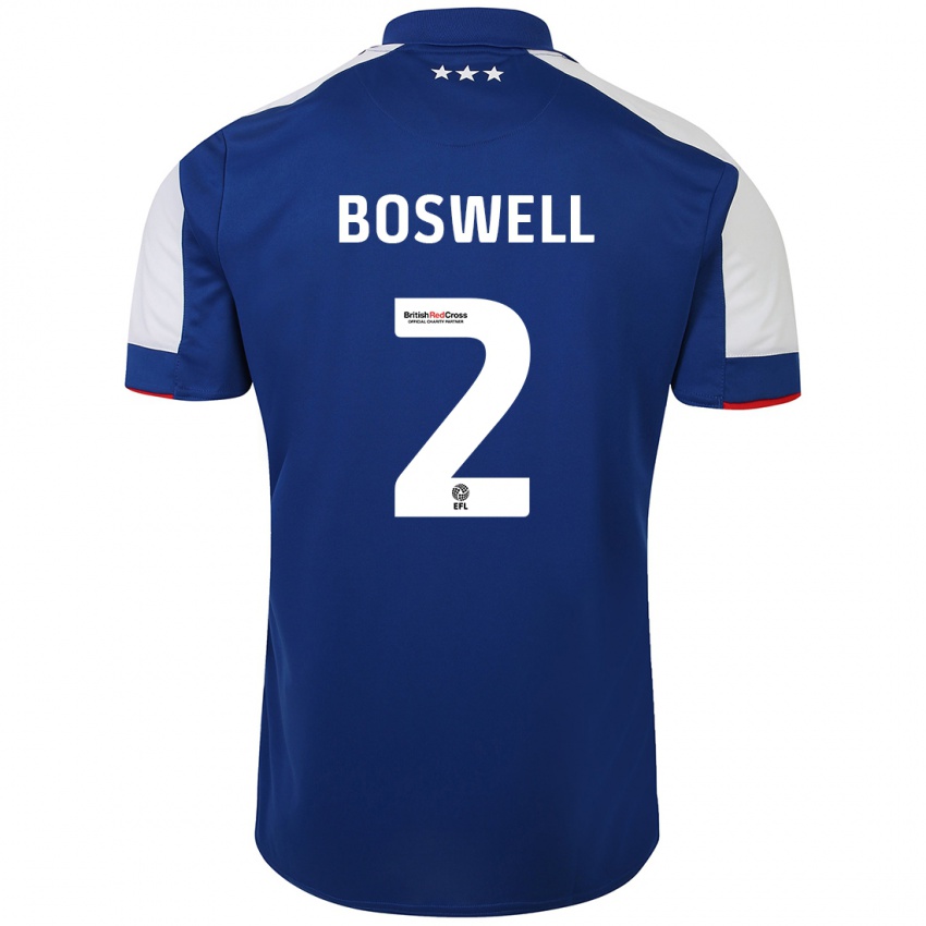 Kinder Maria Boswell #2 Blau Heimtrikot Trikot 2023/24 T-Shirt Österreich