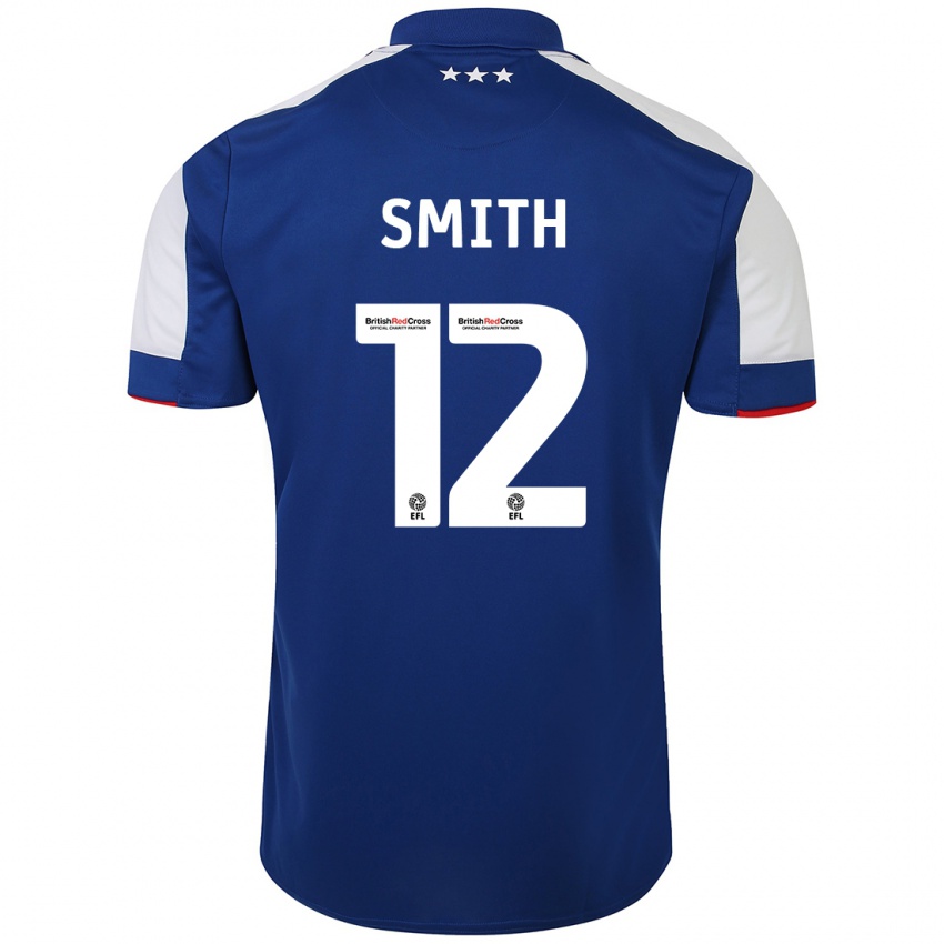 Kinder Olivia Smith #12 Blau Heimtrikot Trikot 2023/24 T-Shirt Österreich