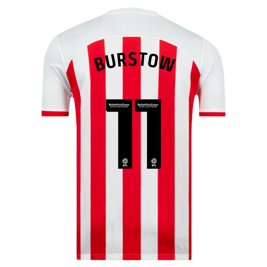 Kinder Mason Burstow #11 Weiß Heimtrikot Trikot 2023/24 T-Shirt Österreich