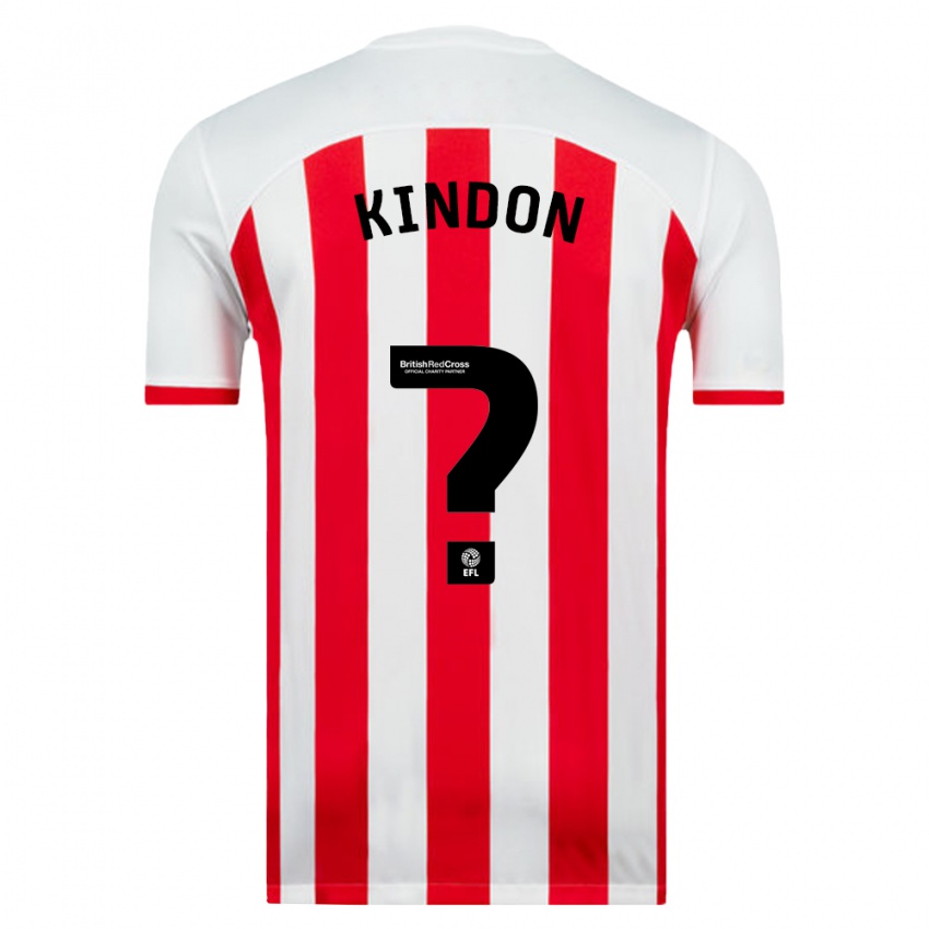 Kinder Ben Kindon #0 Weiß Heimtrikot Trikot 2023/24 T-Shirt Österreich