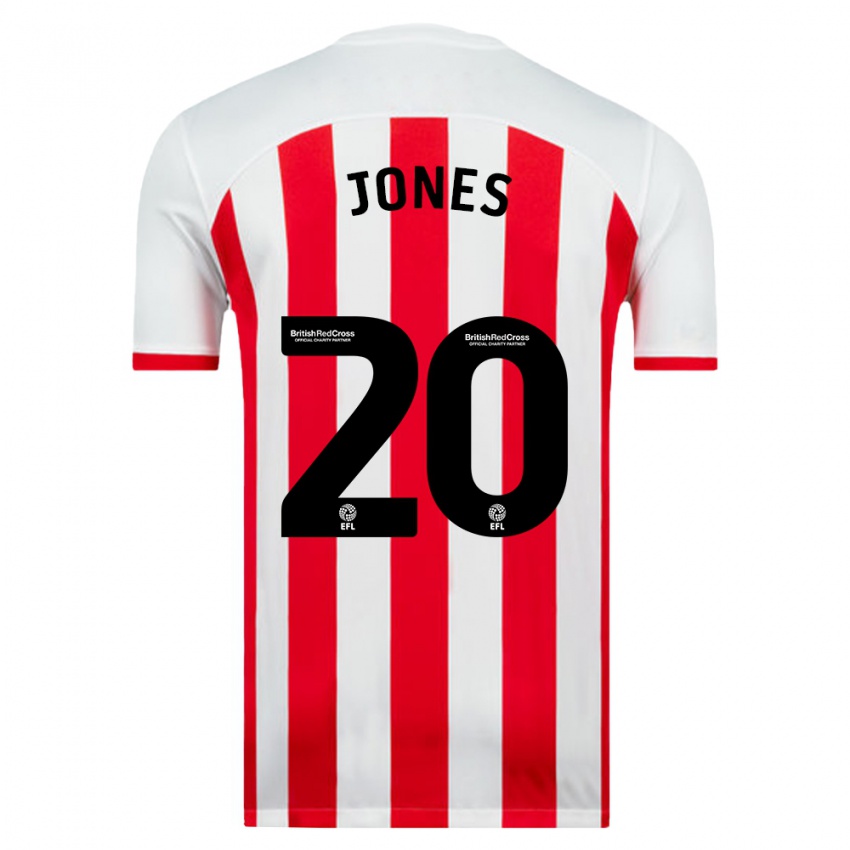 Kinder Ellen Jones #20 Weiß Heimtrikot Trikot 2023/24 T-Shirt Österreich