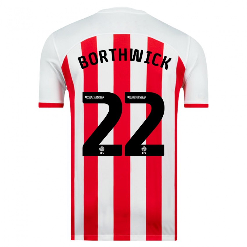 Kinder Megan Borthwick #22 Weiß Heimtrikot Trikot 2023/24 T-Shirt Österreich