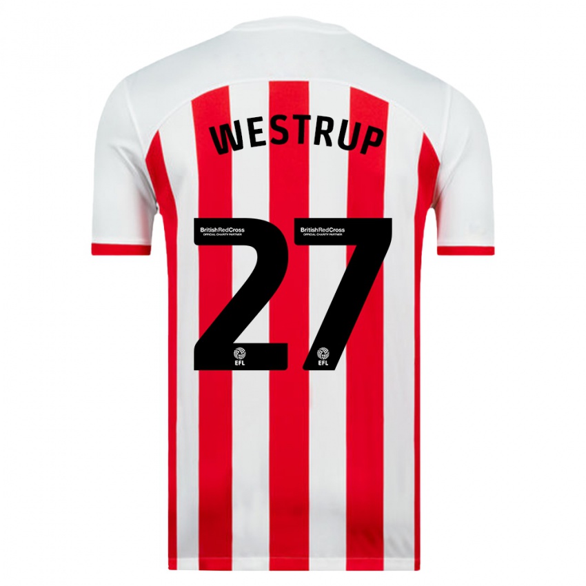 Kinder Brianna Westrup #27 Weiß Heimtrikot Trikot 2023/24 T-Shirt Österreich