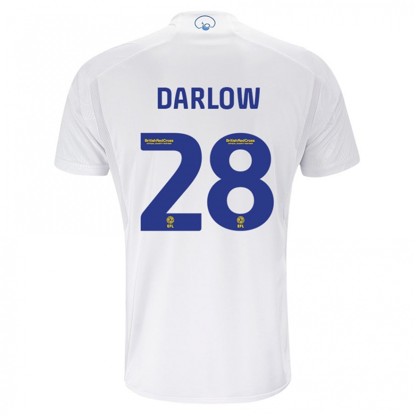 Kinder Karl Darlow #28 Weiß Heimtrikot Trikot 2023/24 T-Shirt Österreich