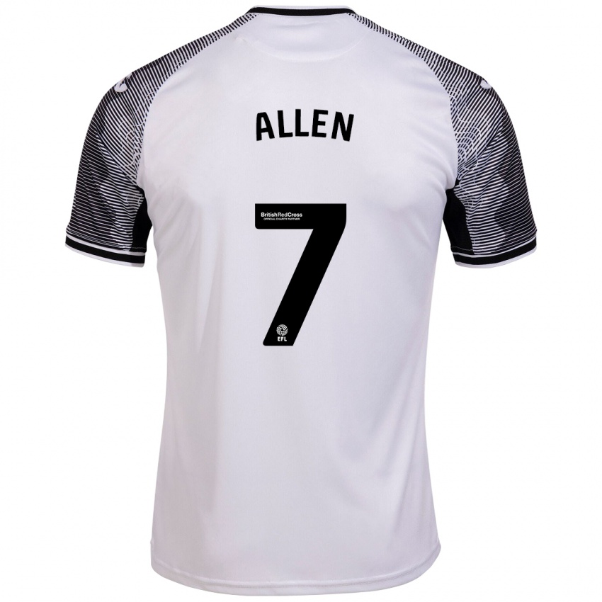 Kinder Joe Allen #7 Weiß Heimtrikot Trikot 2023/24 T-Shirt Österreich