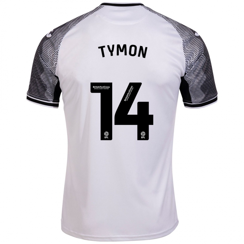 Kinder Josh Tymon #14 Weiß Heimtrikot Trikot 2023/24 T-Shirt Österreich