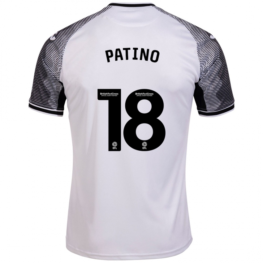 Kinder Charlie Patino #18 Weiß Heimtrikot Trikot 2023/24 T-Shirt Österreich