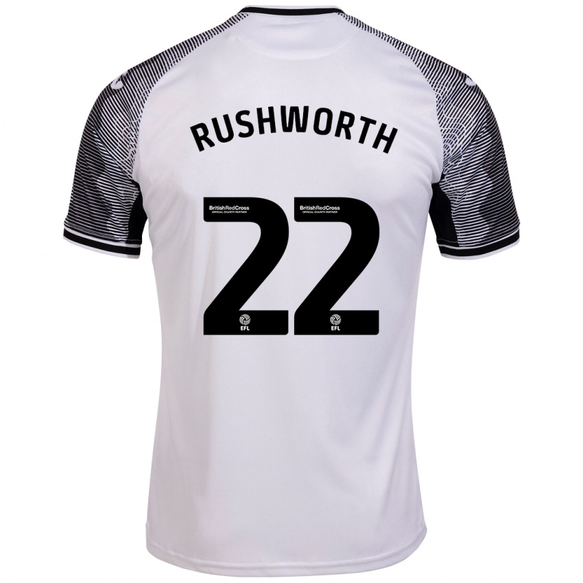 Kinder Carl Rushworth #22 Weiß Heimtrikot Trikot 2023/24 T-Shirt Österreich