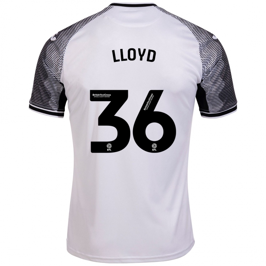 Kinder Ben Lloyd #36 Weiß Heimtrikot Trikot 2023/24 T-Shirt Österreich