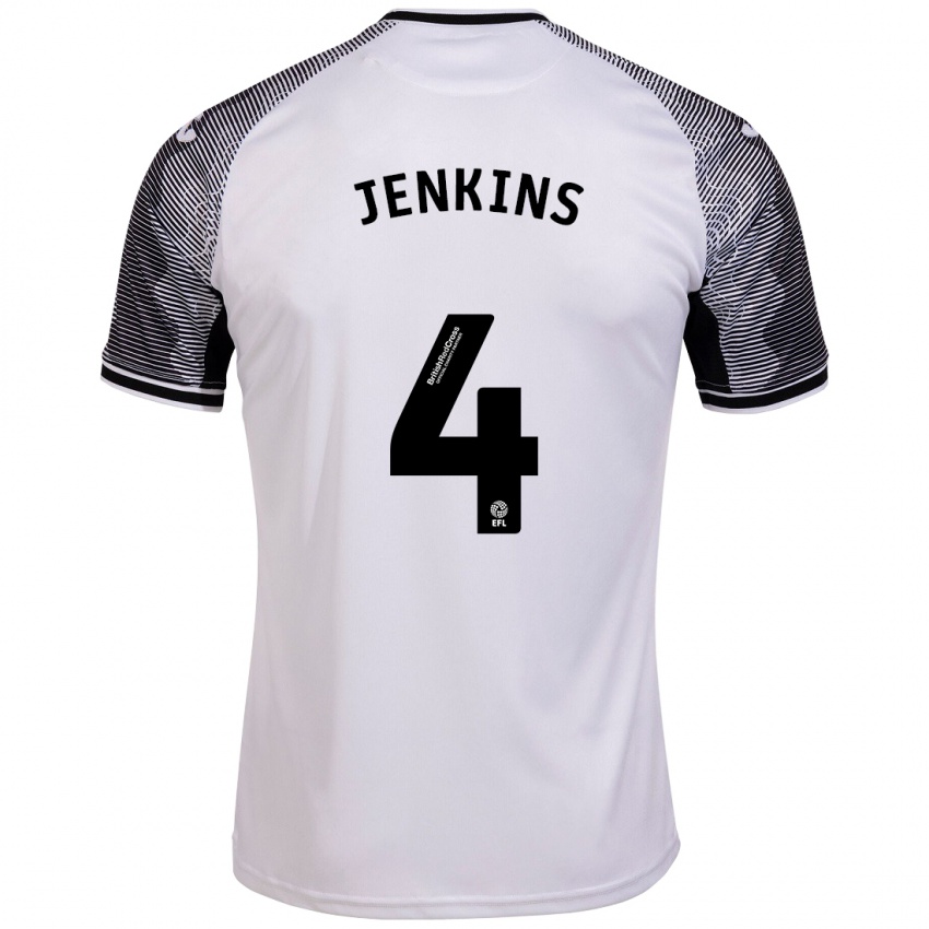 Kinder Shaunna Jenkins #4 Weiß Heimtrikot Trikot 2023/24 T-Shirt Österreich