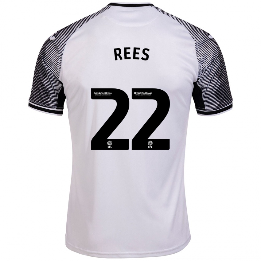 Kinder Nia Rees #22 Weiß Heimtrikot Trikot 2023/24 T-Shirt Österreich