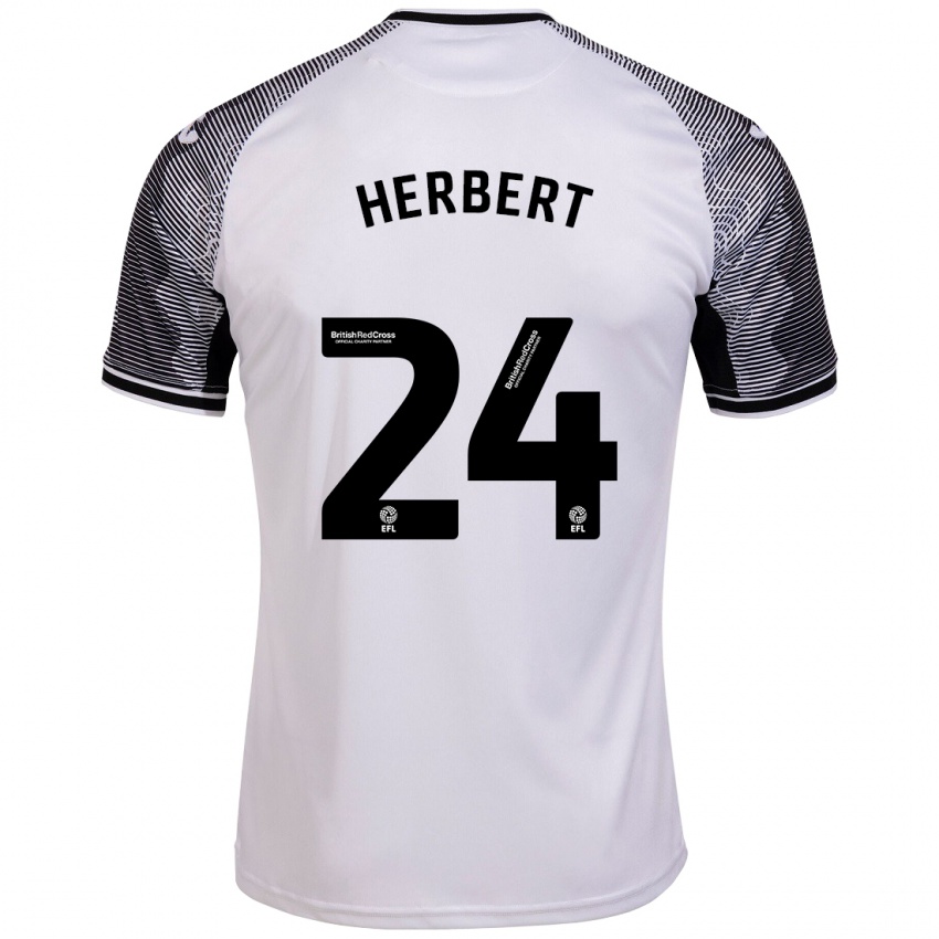 Kinder Chelsea Herbert #24 Weiß Heimtrikot Trikot 2023/24 T-Shirt Österreich