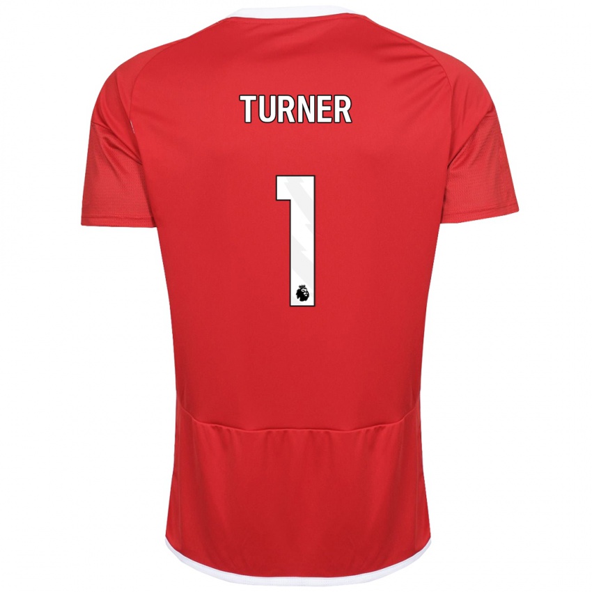 Kinder Matt Turner #1 Rot Heimtrikot Trikot 2023/24 T-Shirt Österreich