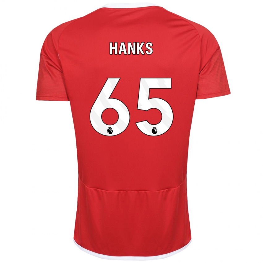 Kinder Justin Hanks #65 Rot Heimtrikot Trikot 2023/24 T-Shirt Österreich