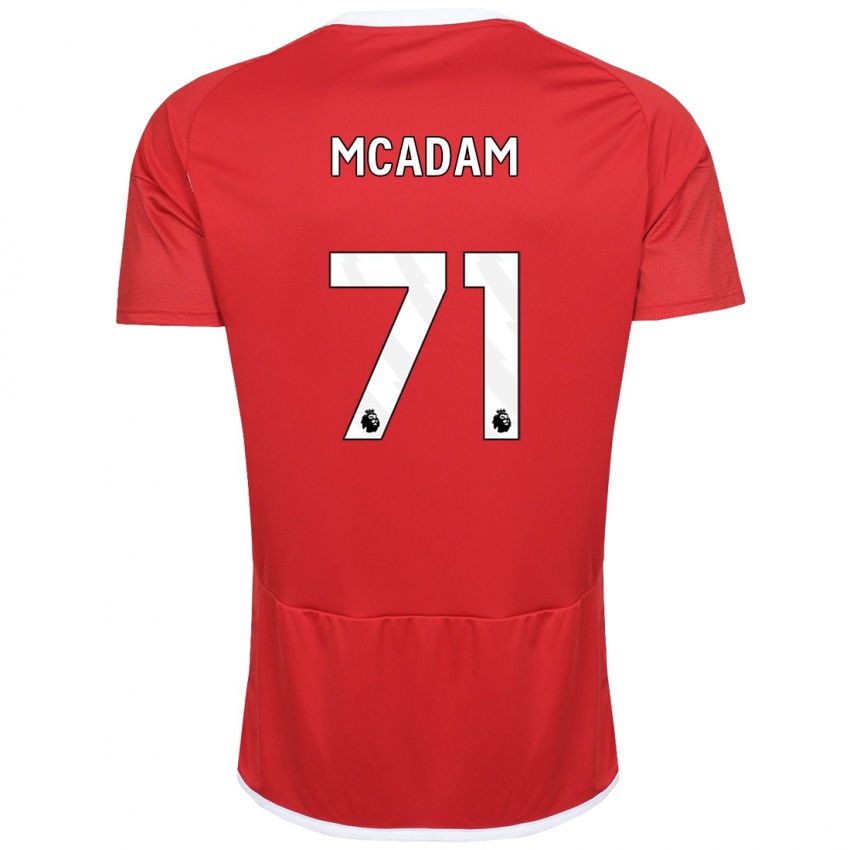 Kinder Kyle Mcadam #71 Rot Heimtrikot Trikot 2023/24 T-Shirt Österreich