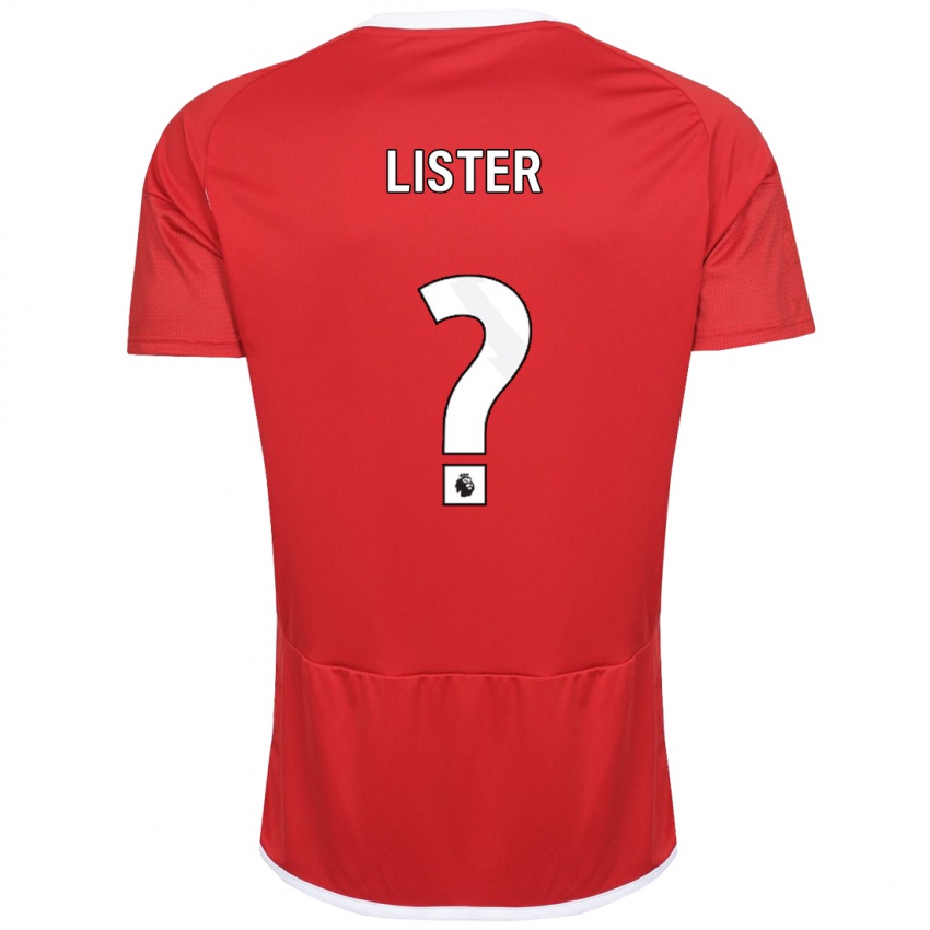 Kinder Henry Lister #0 Rot Heimtrikot Trikot 2023/24 T-Shirt Österreich