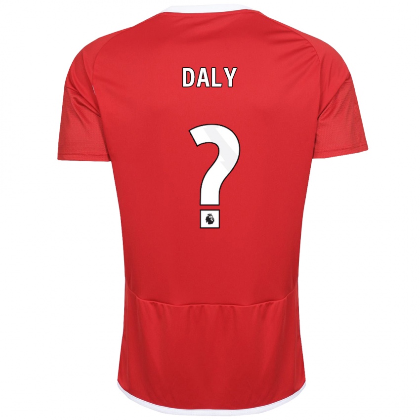 Kinder Cormac Daly #0 Rot Heimtrikot Trikot 2023/24 T-Shirt Österreich