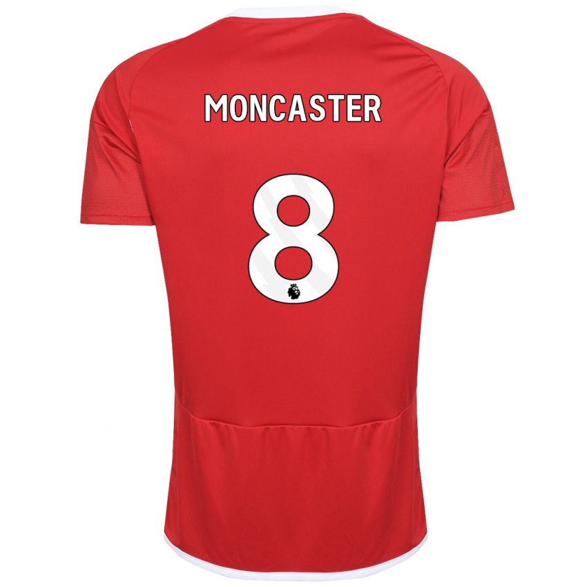 Kinder Mai Moncaster #8 Rot Heimtrikot Trikot 2023/24 T-Shirt Österreich