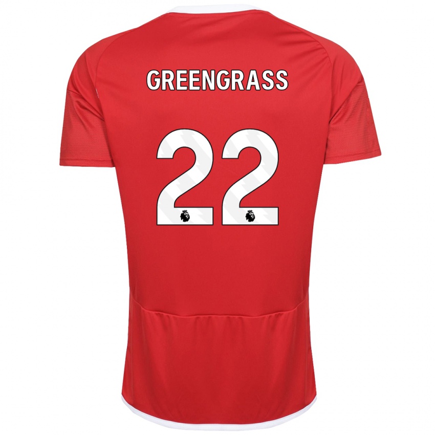 Kinder Charlotte Greengrass #22 Rot Heimtrikot Trikot 2023/24 T-Shirt Österreich