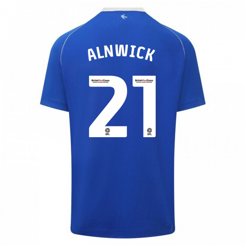 Kinder Jak Alnwick #21 Blau Heimtrikot Trikot 2023/24 T-Shirt Österreich