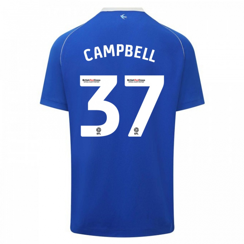 Kinder Vontae Daley-Campbell #37 Blau Heimtrikot Trikot 2023/24 T-Shirt Österreich