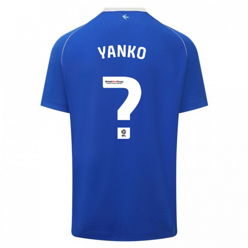 Kinder Nativ Yanko #0 Blau Heimtrikot Trikot 2023/24 T-Shirt Österreich